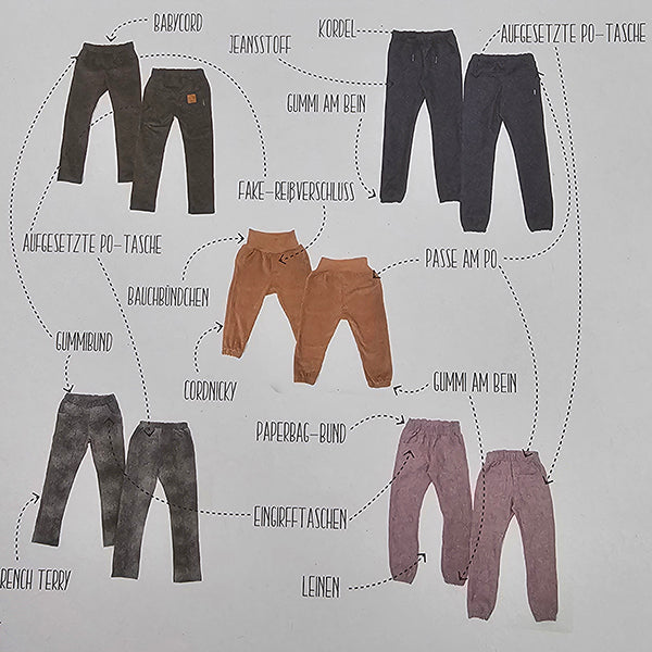 Papierschnittmuster Denim Pants 62-146