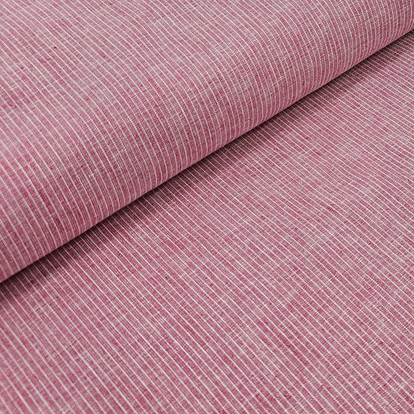 Leinen Baumwolle Streifen fuchsia