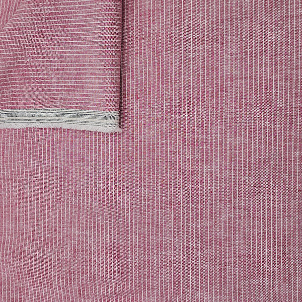 Leinen Baumwolle Streifen fuchsia