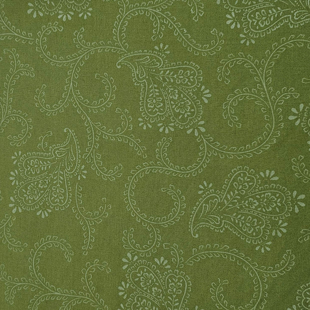 Baumwolle Paisley laubgrün