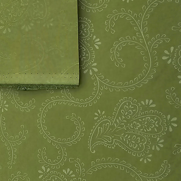 Baumwolle Paisley laubgrün
