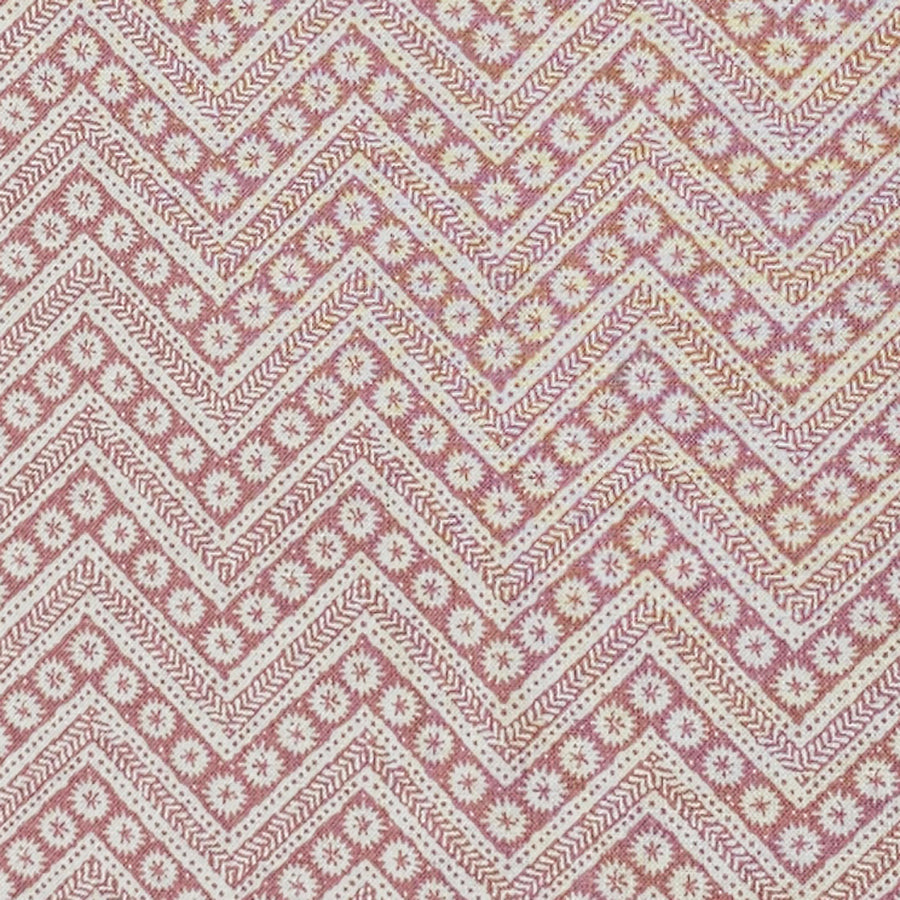 Baumwolle geometrisches Muster rosa