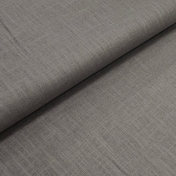 Leinen uni medium taupe