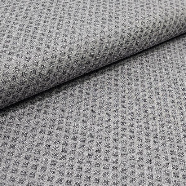 Jacquard feines Muster grau