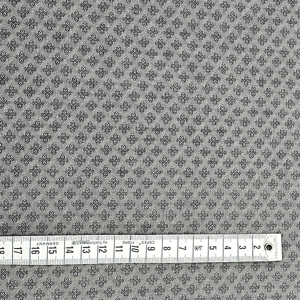 Jacquard feines Muster grau
