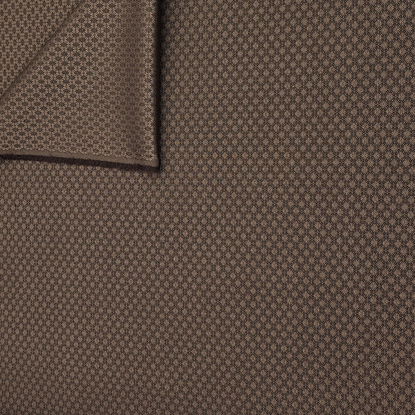Jacquard feines Muster braun
