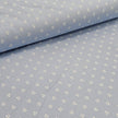 Baumwolle Streublümchen blau