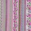 Baumwollsatin Siena Blumen und Streifen rosa, flieder und grün