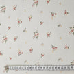 Rippjersey Blumen ecru