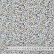 Baumwoll-Voile Digital Blumen grün, gelb und rosa