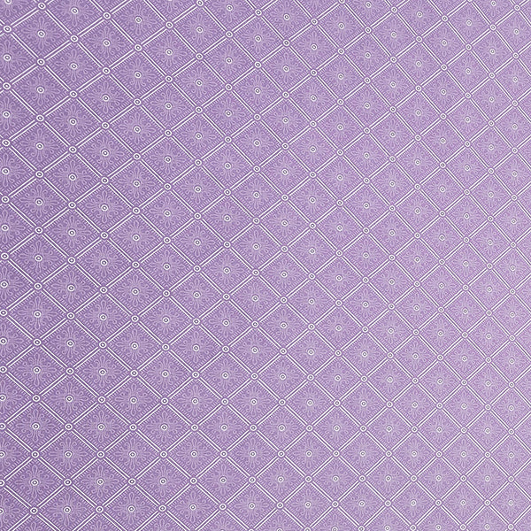 Baumwolle geometrisches Muster lavendel