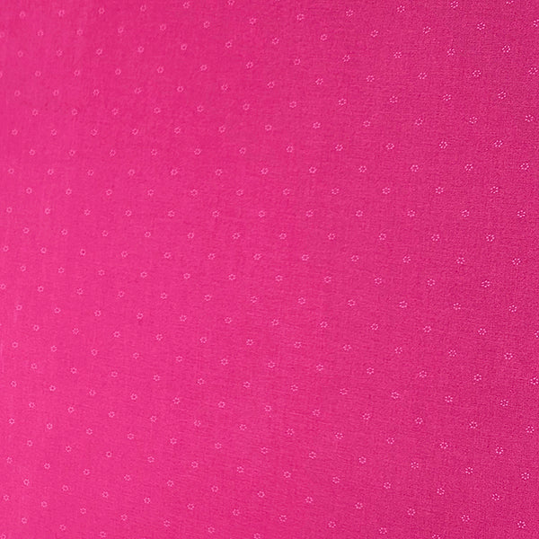 Baumwolle kleine Blümchen deep magenta