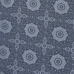 Baumwolle Ornamente dunkelblau