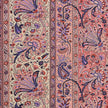 Baumwollsatin fein Paisley mit Streifen