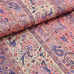 Baumwollsatin fein Paisley mit Streifen