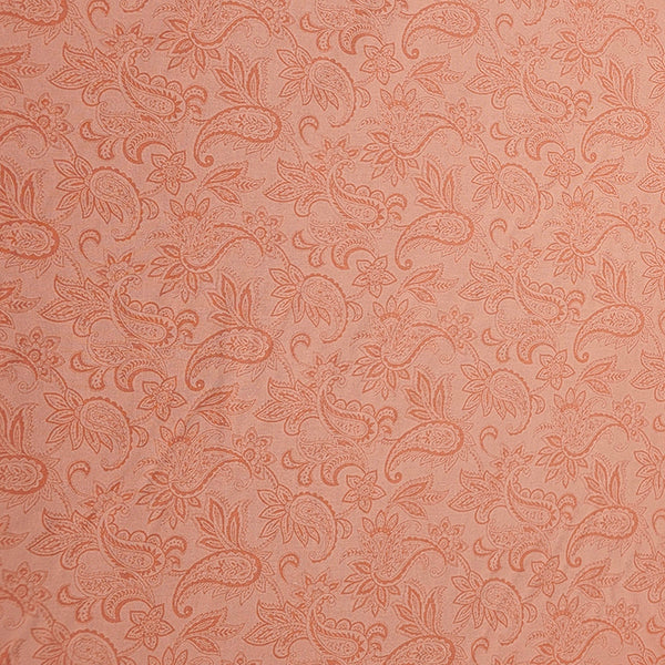 Baumwolle Paisley Pastell orange