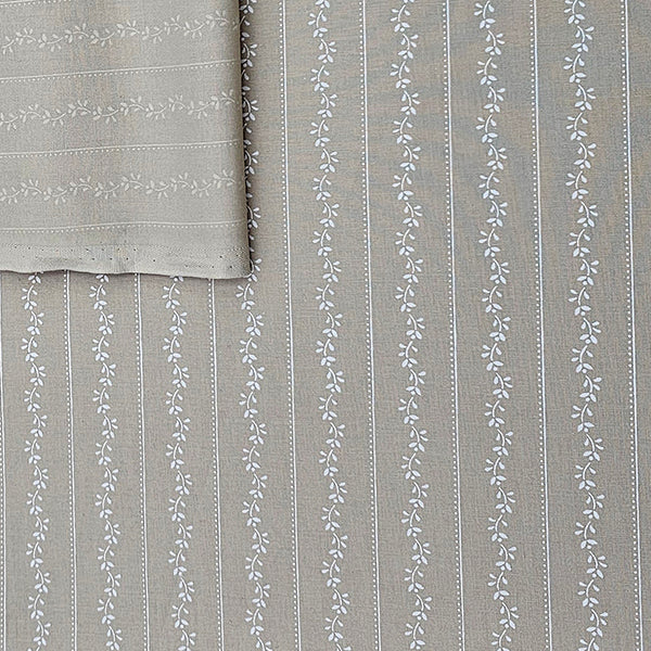 Baumwolle Streifen beige