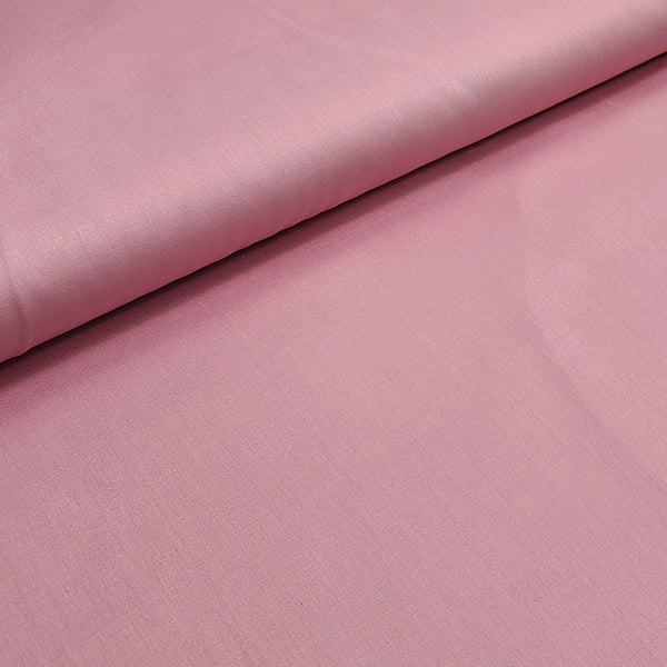 Baumwolle Satin uni fein rosa