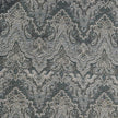 Jacquard Wellen blau und steinolive