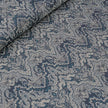 Jacquard Wellen blau und marine