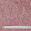 Jacquard Ornamente rosa und rot