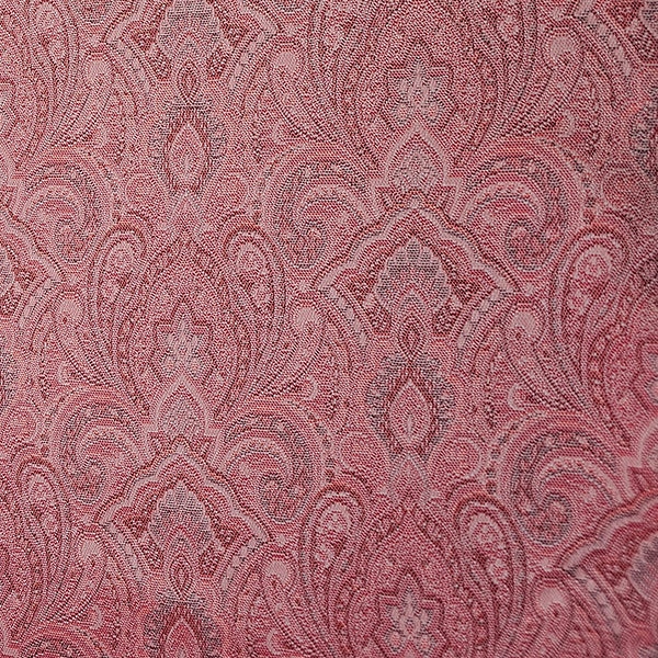 Jacquard Ornamente rosa und rot