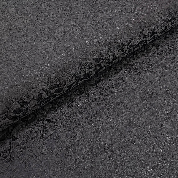 Jacquard Ranke allover schwarz