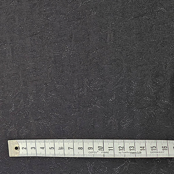 Jacquard Ranke allover schwarz