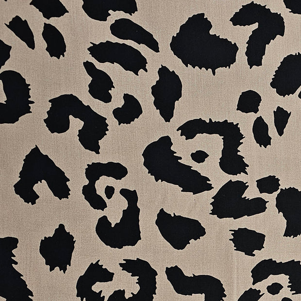 Viskose Leopard sand