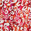 Viskose Leopard orange und pink