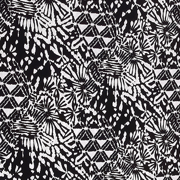 Viskose abstrakt schwarz und weiß