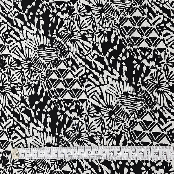 Viskose abstrakt schwarz und weiß