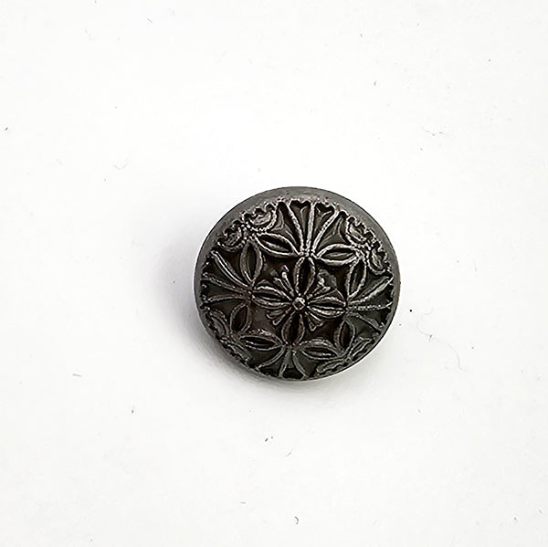 Metallknöpfe geometrische Blumen zinn 13mm