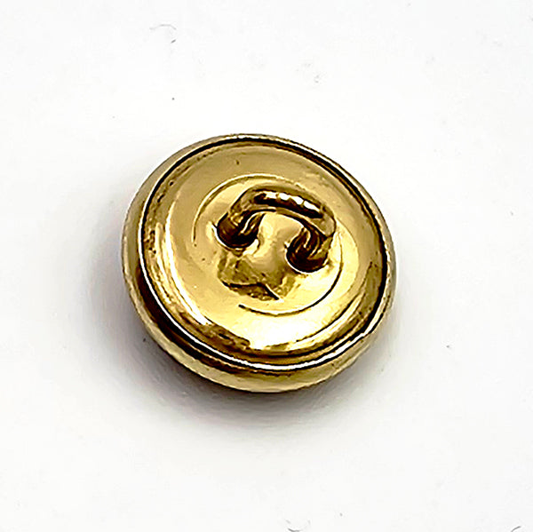 Metallknöpfe geometrische Blumen altgold 13mm