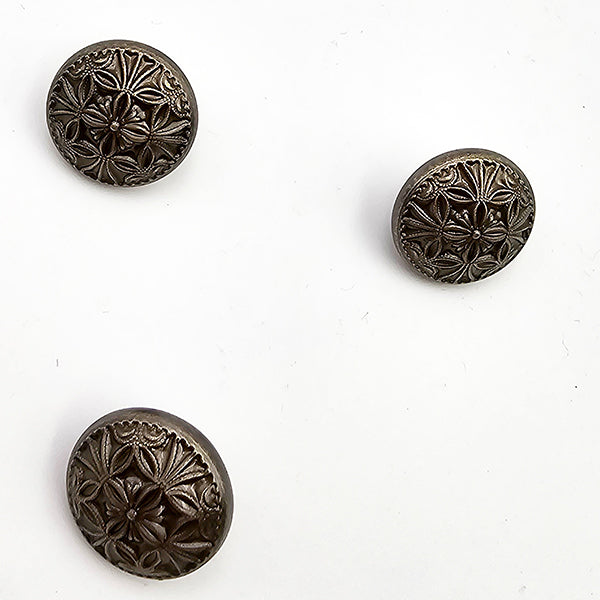 Metallknöpfe geometrische Blumen ame 13mm