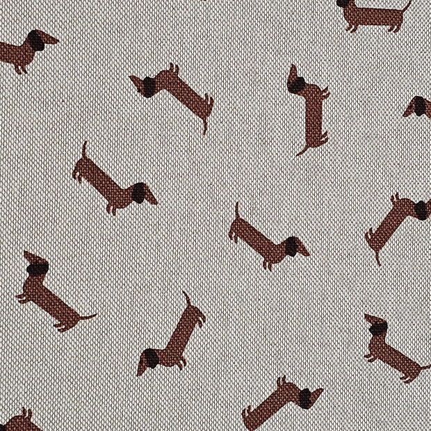 Canvas Leinenoptik Dachshund