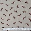 Canvas Leinenoptik Dachshund