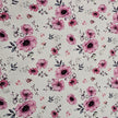 Jersey Blumen ecru