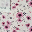 Jersey Blumen ecru
