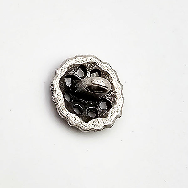 Metallknöpfe Ornament altsilber