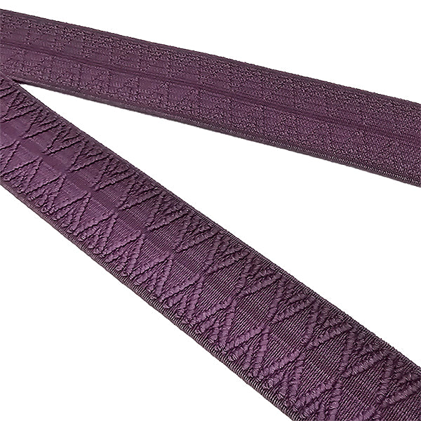 Elastic Band Triangles Aubergine 4cm