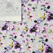 Baumwolle Floral flieder und violett