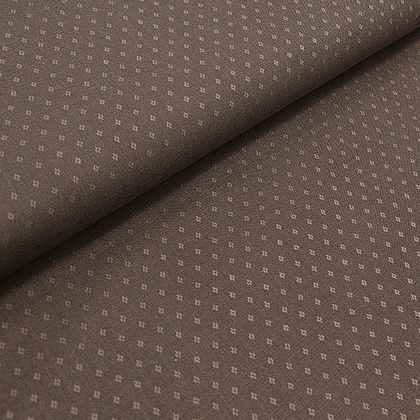 Jacquard Rauten braun