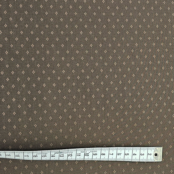 Jacquard Rauten braun