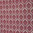 Baumwollsatin Siena Ornamente rot und blau