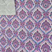 Baumwollsatin Siena Ornamente rosa, beere und blau