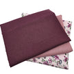 Trachten Stoffpaket beere und mauve mit Schürze