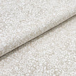 Baumwoll-Popelin Blumen creme