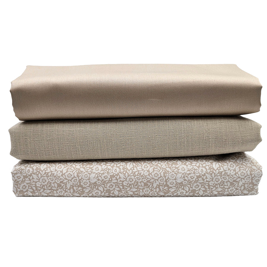 Trachten Stoffpaket sand mit Schürze in beige