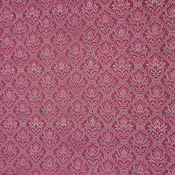 Baumwollsatin Ornamente aubergine